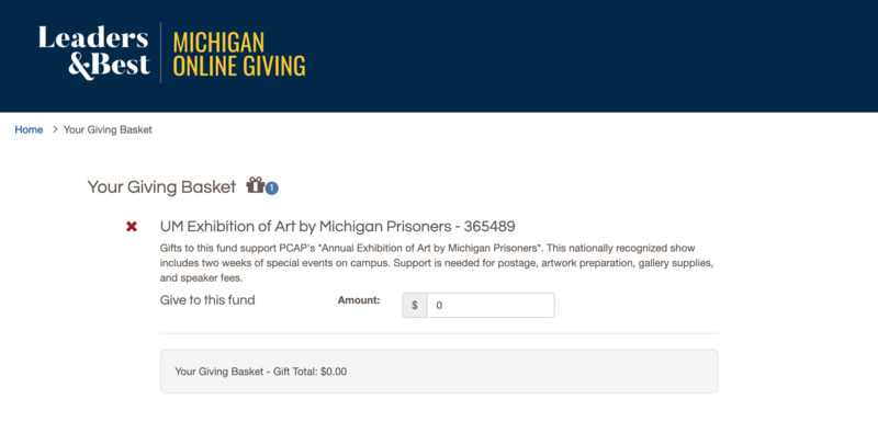 link to Michigan Online Giving