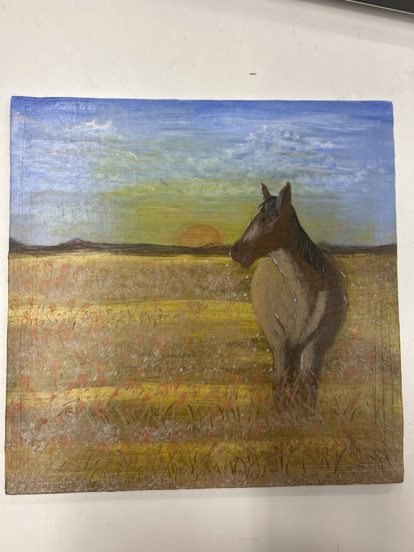 Sunset Horse