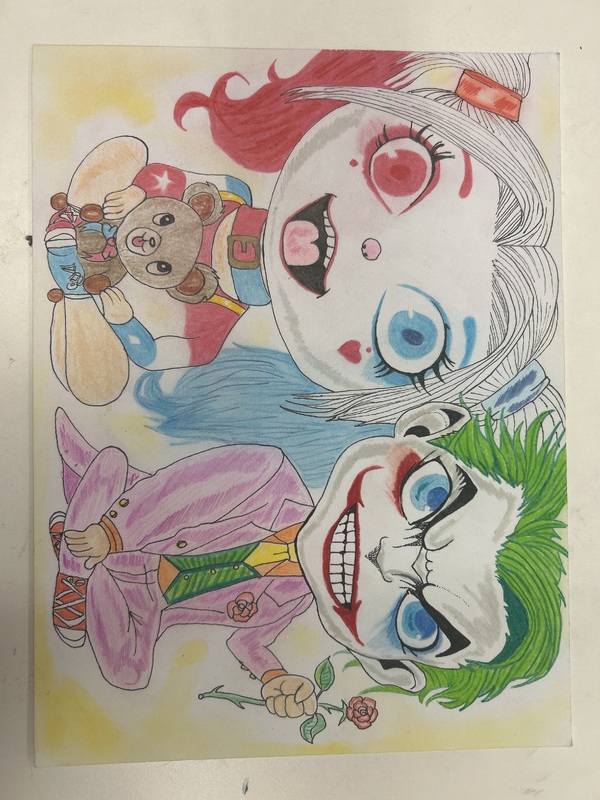 Mini Joker and Harley Quinn